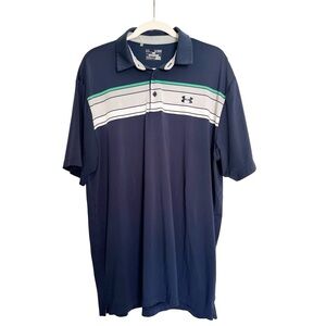 Under Armour Performance Polo Golf Shirt Navy XL
